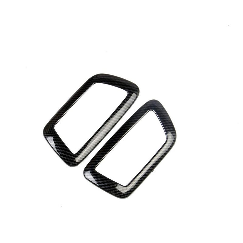 JSTOTRIM Carbon Fiber Look Interior Door Handle Panel Cover Trim for Toyota Tacoma 2016-2023 - Image 2